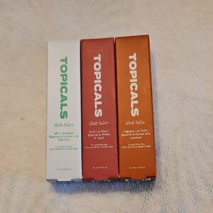 Topicals Slick Salve Lip Balm Trio - Mint, Acai, Papaya
